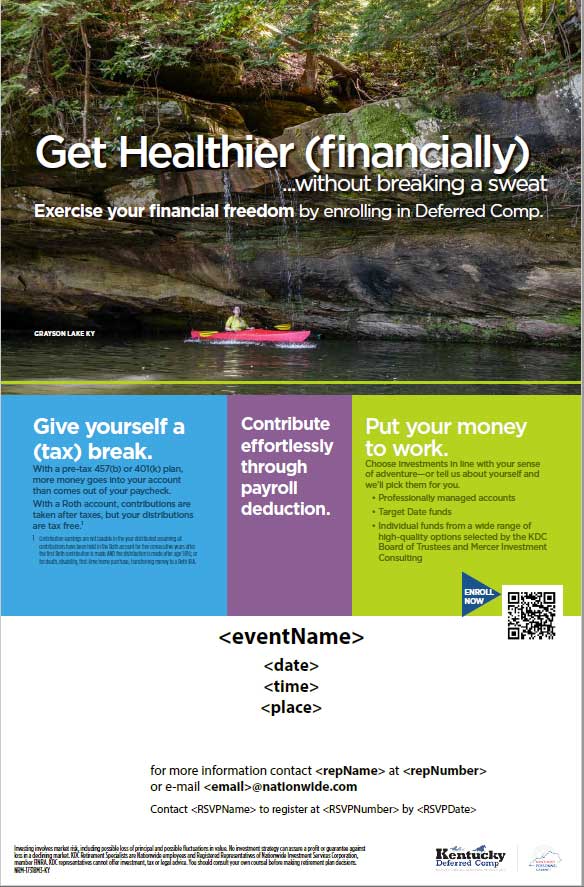 Kentucky get healthier financially poster